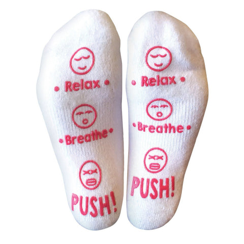 Relax, Breathe, Push Socks