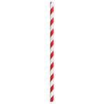 Red & Black Paper Straws (100 Pack)