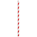 Red & Black Paper Straws (100 Pack)