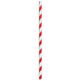 Red & Black Paper Straws (100 Pack)