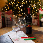 Vino Marker Wine Glass Pens (Christmas 4 Pack)