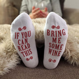 Bring Me Wine Socks