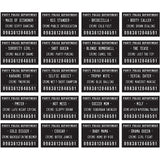 Black & White Bachelorette & Girls Night Out Mugshot Signs (20 Pack)